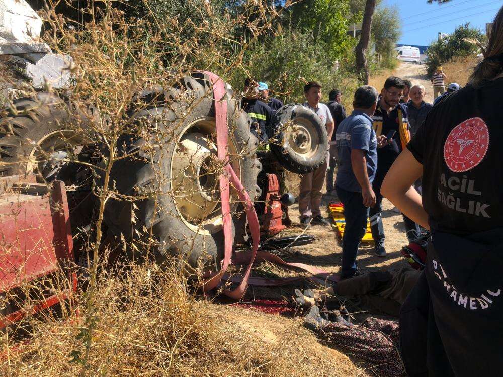 Yürek yakan olay! 76 yaşındaki adam ve eşi traktörün altında kaldı 3